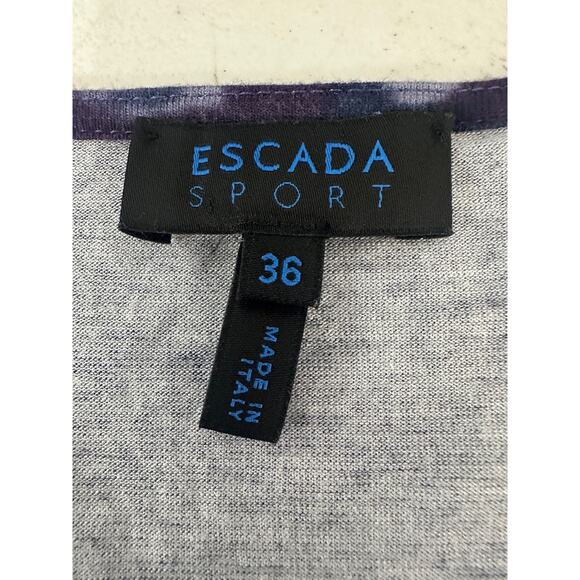 Escada Sport Womens Quiet Luxury Floral Knit Stretch Dress Size IT 36 US S Italy - Picture 8 of 14